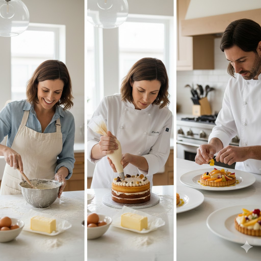 آموزش حرفه ای شیرینی پزی از آموزشگاه تا منزل